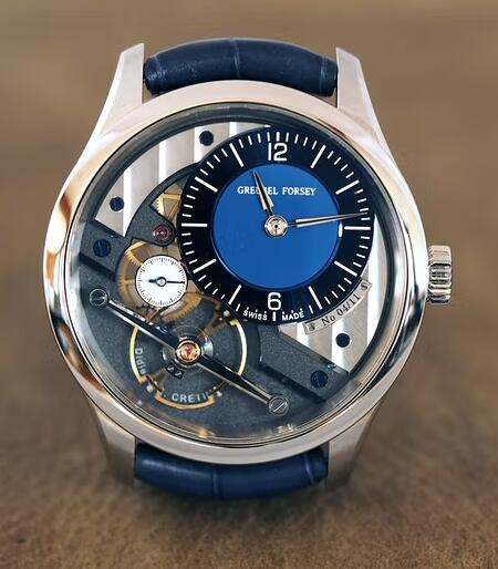 Replica Greubel Forsey Watch Signature 1 Steel Blue Men